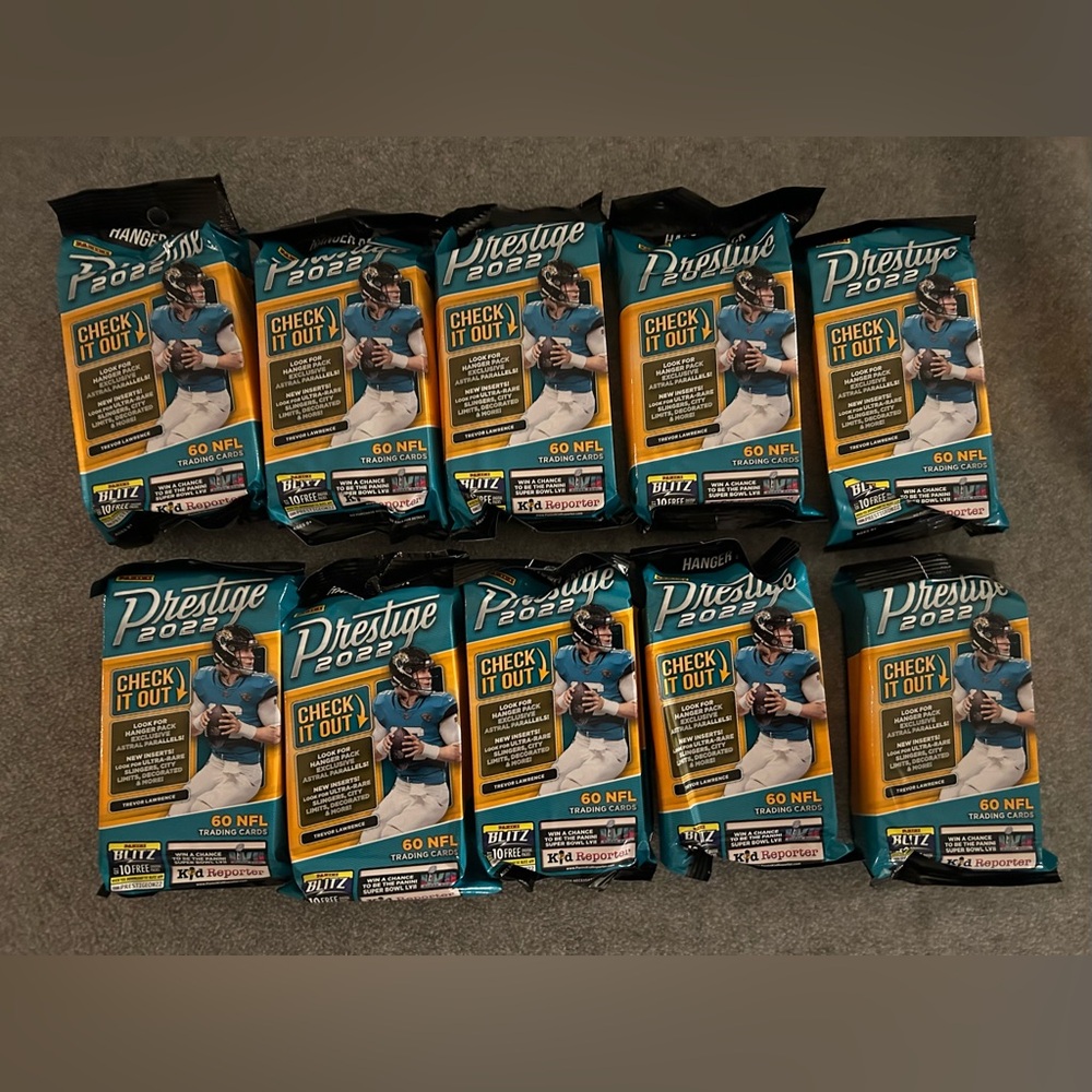 Panini Prestige 2022 Hanger Packs lot of 10